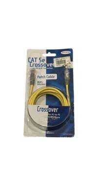 Belkin CAT 5e Crossover Patch Cable 7ft/2.1m RJ45 Male/Male Yellow